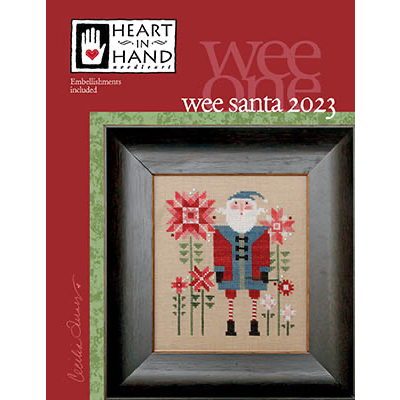Heart in Hand Needleart - Wee Santa 2023
