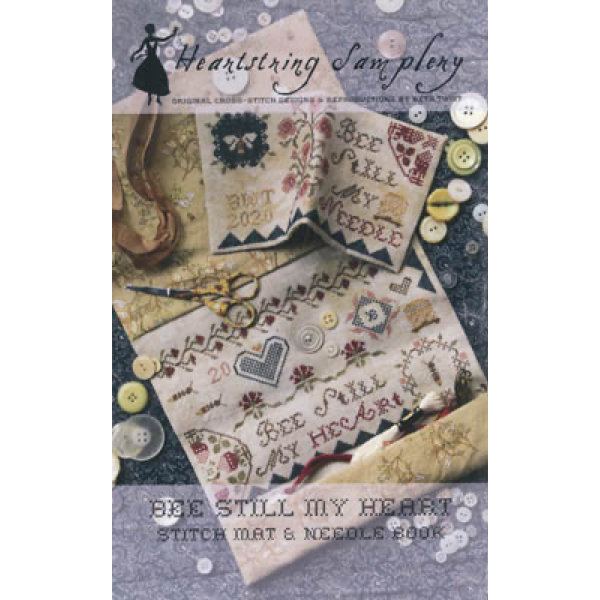 Heartstring Samplery - Bee Still My Heart Stitch Mat and Needlebook