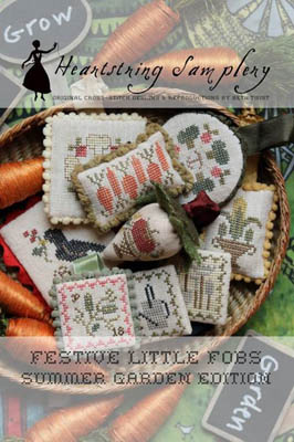 Heartstring Samplery - Festive Little Fobs - Summer Garden Edition