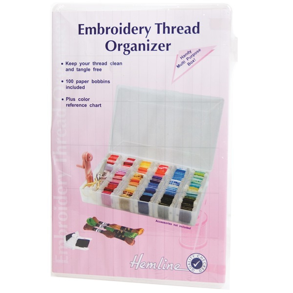Hemline  embroidery thread organiser  large  the patchwork rabbit