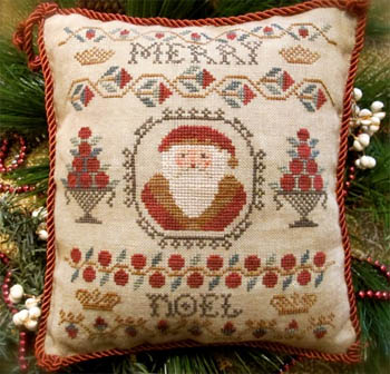Homespun Elegance - Cinnamon Stick Santa XXV - Merry Noel Sampler Santa