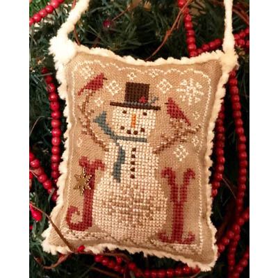 Homespun Elegance - Santa Ornament 2020 - Snow Joyful