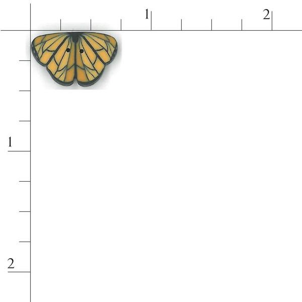 Just Another Button Company - 1107.t - Tiny monarch butterfly button