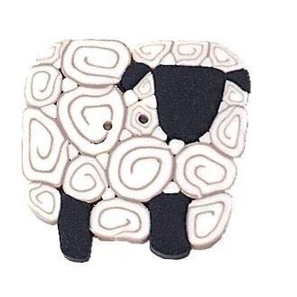 Just Another Button Company - 1146.l - Large Ewe button