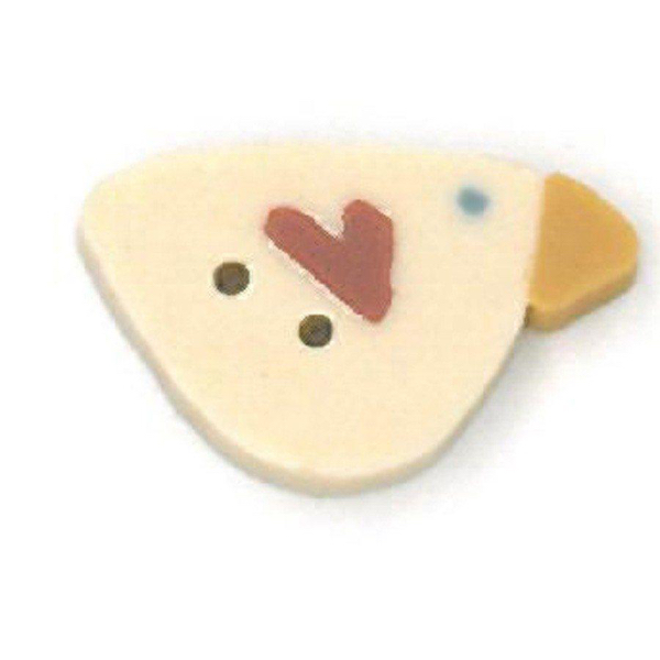 Just Another Button Company - 1192.t - Tiny Sweet Heart Bird button