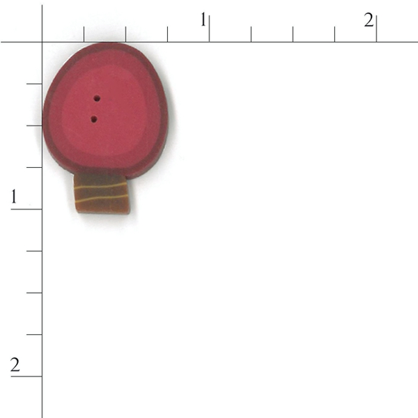 Just Another Button Company - 4427.l - Large Red Bulb button