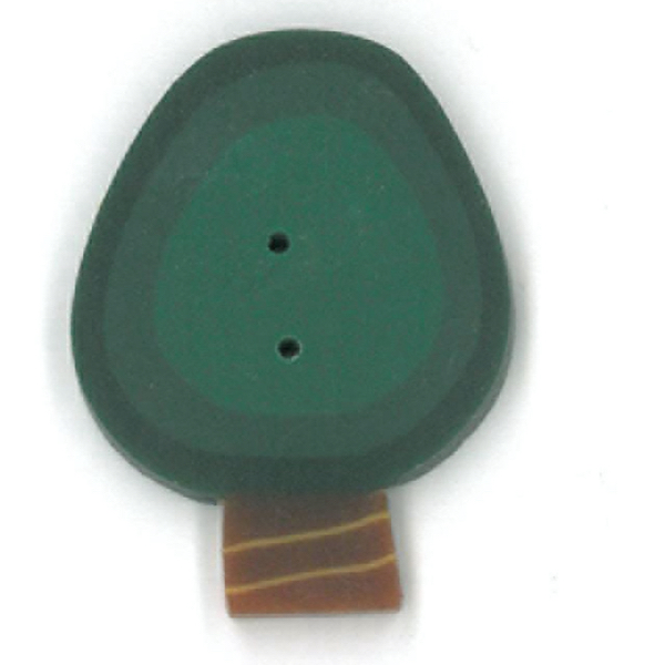 Just Another Button Company - 4428.l - Large Green Bulb button