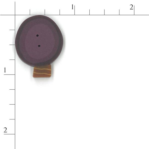 Just Another Button Company - 4431.l - Large Plum Bulb button