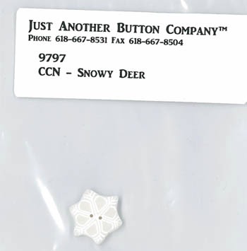 Just Another Button Company - Frosty Forest Part 2 - Snowy Deer button pack