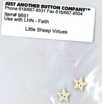 Just Another Button Company - Little Sheep Virtues #5 - Faith Button Pack