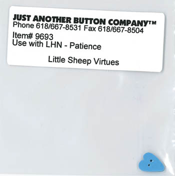 Just Another Button Company - Little Sheep Virtues #7 - Patience Button Pack
