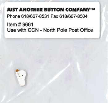 Just Another Button Company - Santa's Village #3 - North Pole Post Office Button Pack