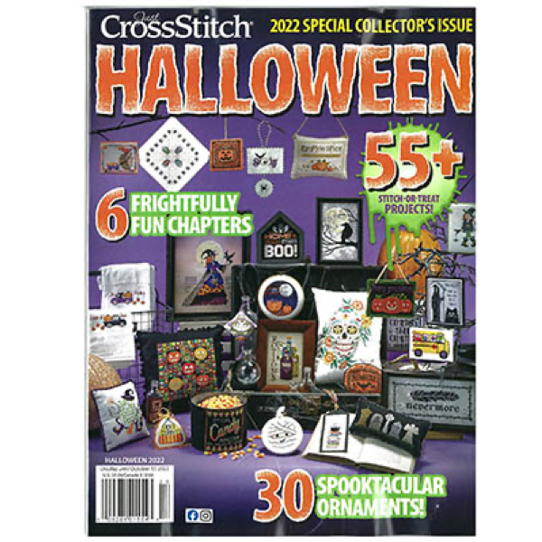 Just Cross Stitch Magazine Halloween Collector's Issue 2022 The