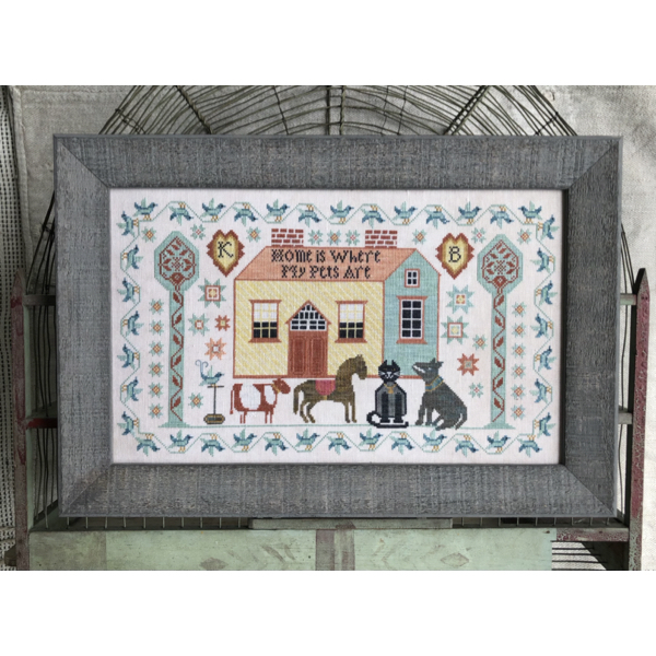 Kathy Barrick BOBBY Cross Stitch Pattern Fall 2021 Needlework Expo