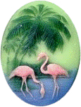Kelmscott Designs - Flamingos Needleminder