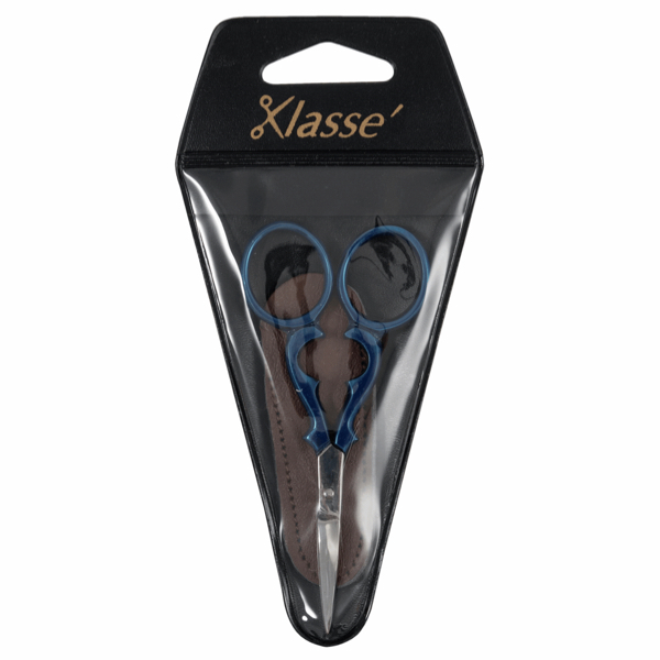 Klasse - Victorian Embroidery Scissors (9.6cm or 3.75in) - Blue