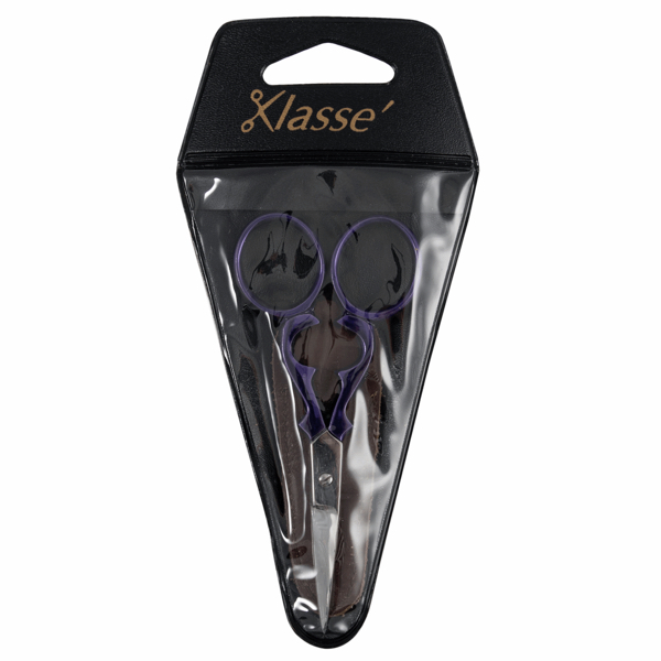 Klasse - Victorian Embroidery Scissors (9.6cm or 3.75in) - Purple