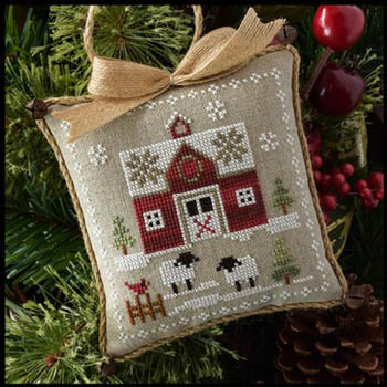 Little House Needleworks - Farmhouse Christmas 1 - Little Red Barn