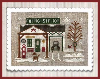 Little House Needleworks - Hometown Holiday - Pop's Filling Station