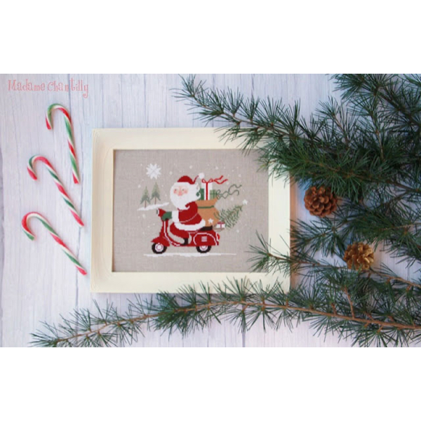 Madame Chantilly - Santa on a Vespa