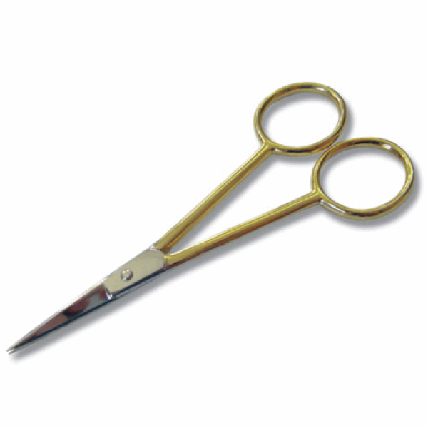Madeira - Long handled Gold plated scissors (12cm or 4.5in)