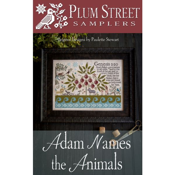 Plum Street Samplers - Adam Names the Animals