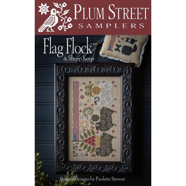 Plum Street Samplers - Flag Flock & Sheep Keep