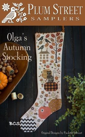 Plum Street Samplers - Olga's Autumn Stocking