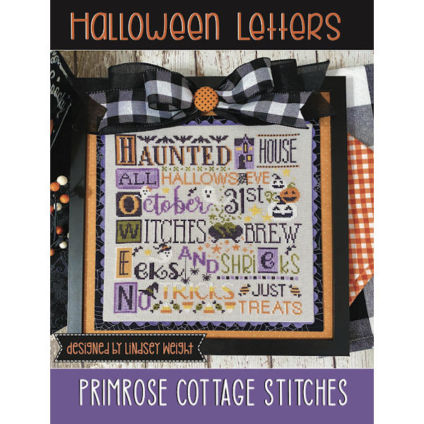 Primrose Cottage Stitches - Halloween Letters