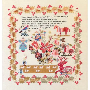 Queenstown Sampler Designs - Hannah Greenwood 1847