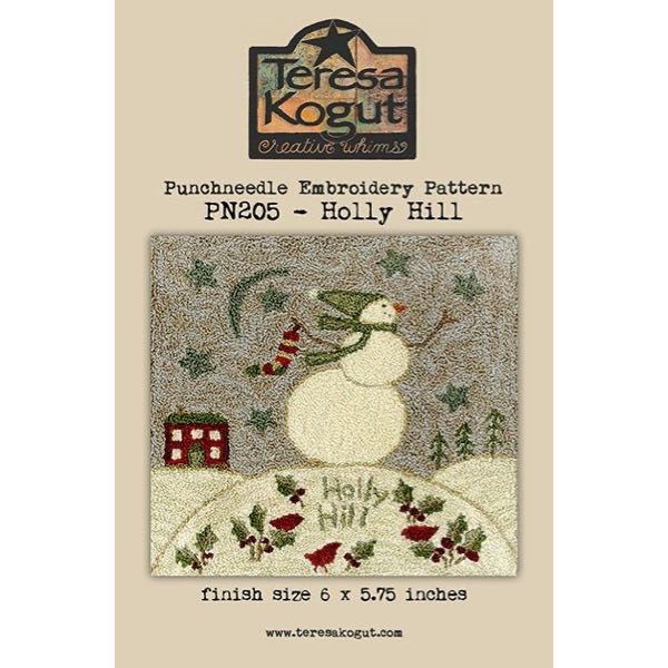 Teresa Kogut - Holly Hill punch needle