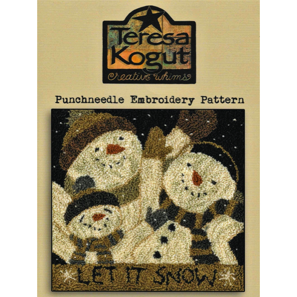 Teresa Kogut - Let it Snow punch needle