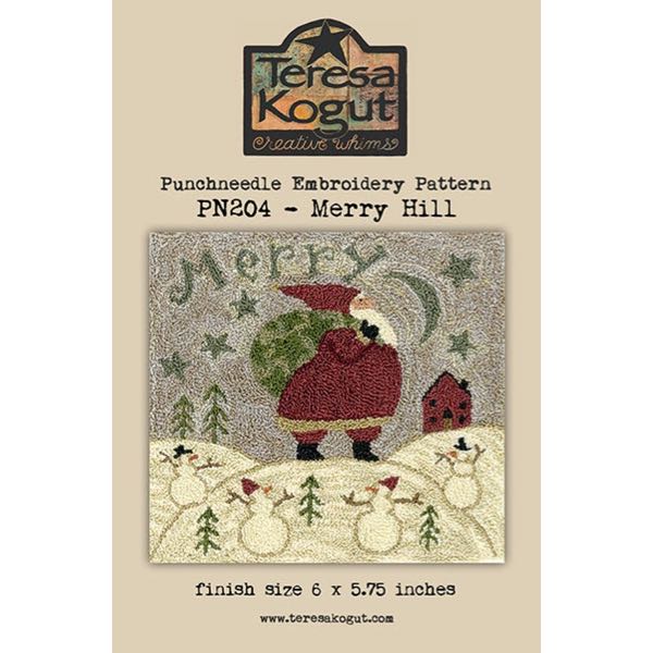 Teresa Kogut - Merry Hill punch needle