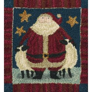 Teresa Kogut - Patriotic Santa punch needle