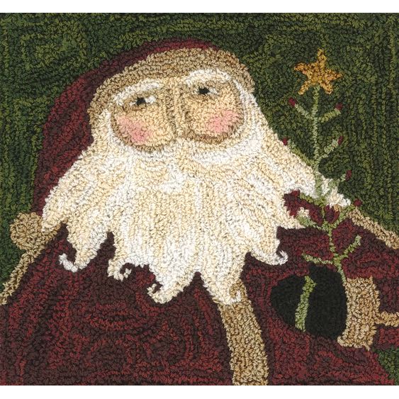 Teresa Kogut - Santa's Tree punch needle