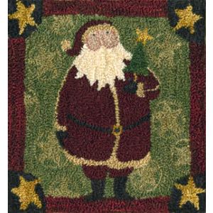 Teresa Kogut - Starry Santa punch needle