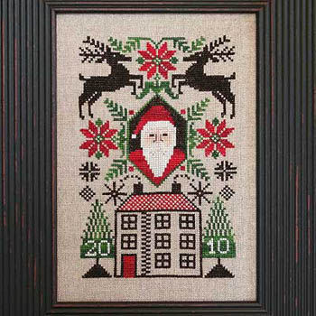 The Prairie Schooler - 2010 Limited Edition Santa - Santa's House