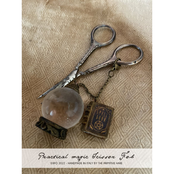 The Primitive Hare - Practical Magic Scissor Fob