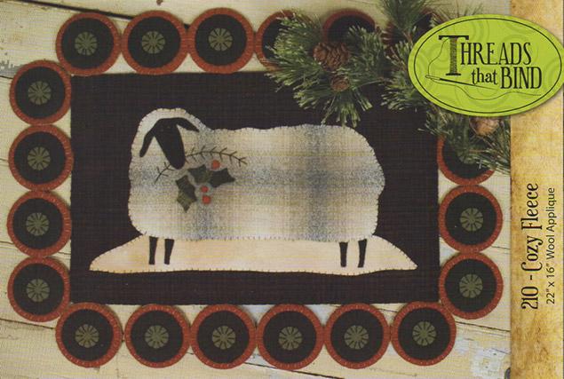 Threads That Bind - Cosy Fleece wool applique