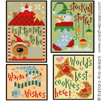 Barbara Ana Designs - Christmas Ornaments Series 1