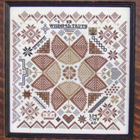 Carriage House Samplings - Quaker Medallion Sampler