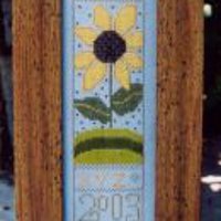 Ewe and Eye and Friends - Primitive Sunflower