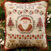 Homespun Elegance - Cinnamon Stick Santa XXV - Merry Noel Sampler Santa