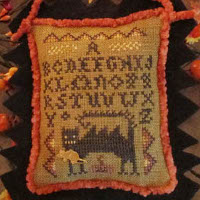 Homespun Elegance - Wicked Cat Sampler - September