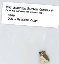 Just Another Button Company - Frosty Forest Part 5 - Bluebird Cabin button Pack