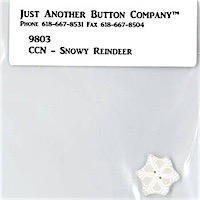 Just Another Button Company - Frosty Forest Part 8 - Snowy Reindeer button pack