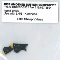 Just Another Button Company - Little Sheep Virtues #10 - Kindness Button Pack