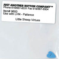 Just Another Button Company - Little Sheep Virtues #7 - Patience Button Pack