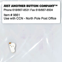 Just Another Button Company - Santa's Village #3 - North Pole Post Office Button Pack