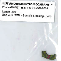 Just Another Button Company - Santa's Village #5 - Santa's Stocking Store Button Pack